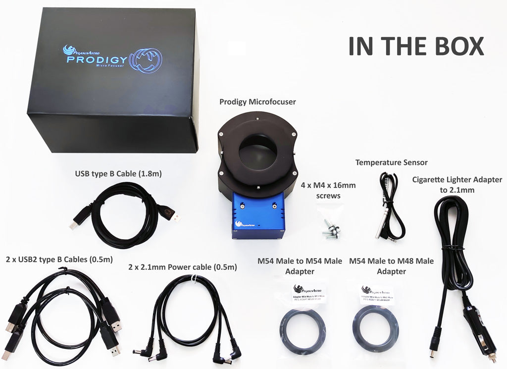 Prodigy Microfocuser - High Precision Focusing Tool for Astronomy & Photography | Perfect for Telescopes, Microscopes & DSLR Cameras