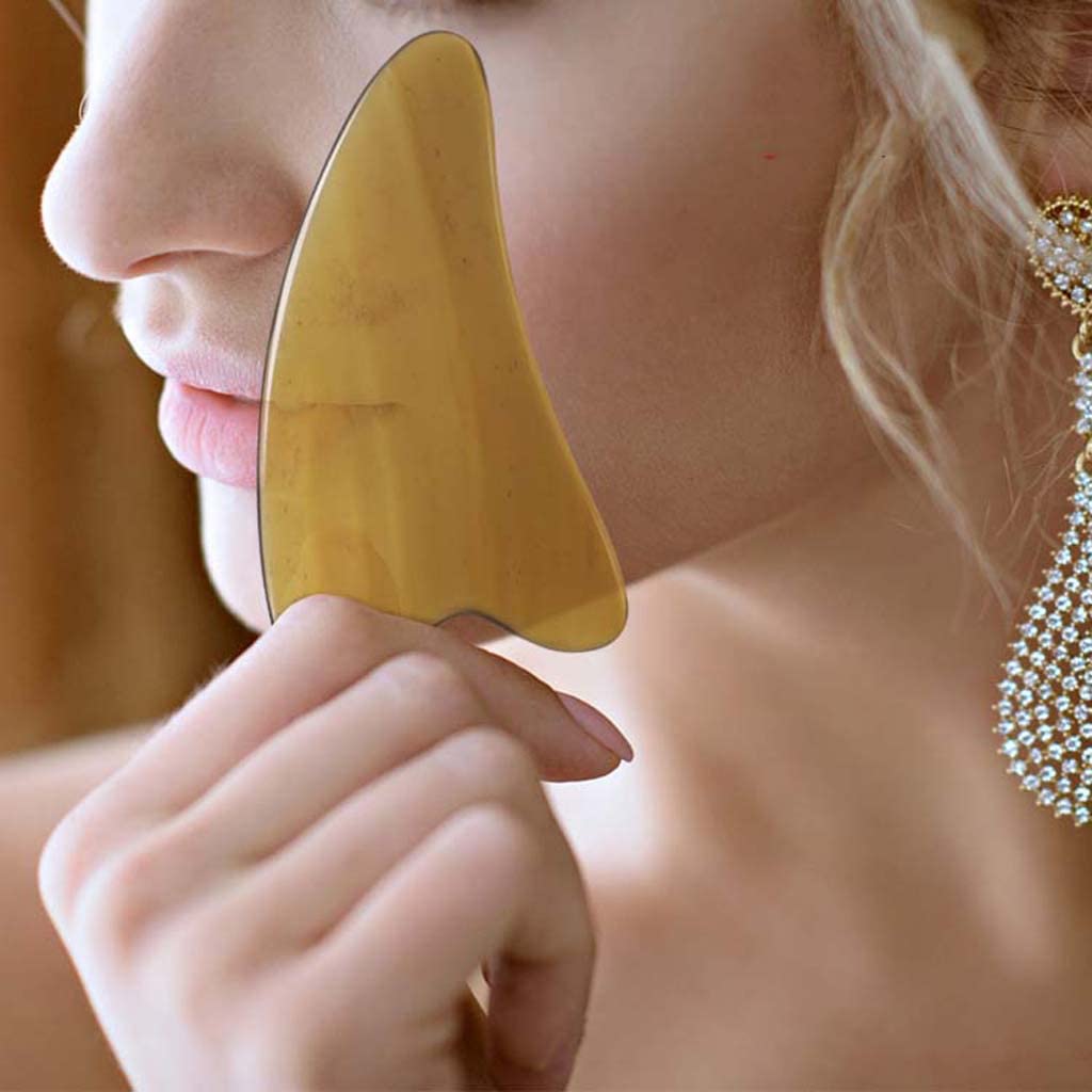 11cm Gua Sha Facial Tool Set for Eye Puffiness Treatment, Skin Tightening & Rejuvenation - Face, Neck & Body Massage - Perfect for Home Spa & Self-Care Routine