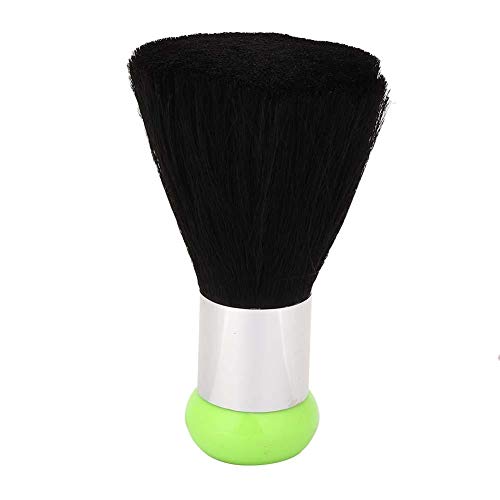 2 Colors Neck Duster Brush - Lightweight Portable Soft Fiber Hair Dust Cleaning Brush for Barber Salon, Face & Neck Hair Remover, Hair Cutting Accessory (Green) - Perfect for Professional Stylists & Home Hair Care