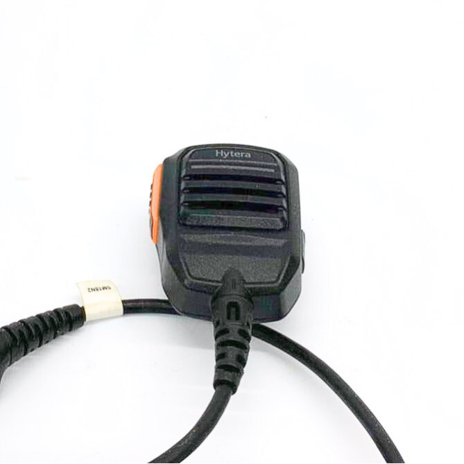 Hytera SM18N2 Waterproof Remote Speaker Microphone - Durable Two-Way Radio Accessory for Outdoor, Marine & Industrial Use