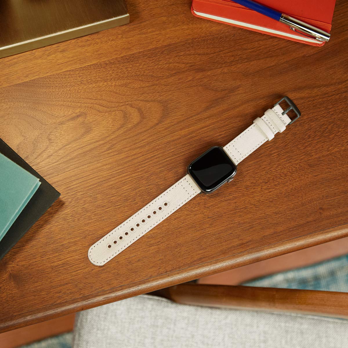 Premium Canvas Watch Bands for Apple Watch - Durable & Comfortable Replacement Straps for Workout, Outdoor & Everyday Wear