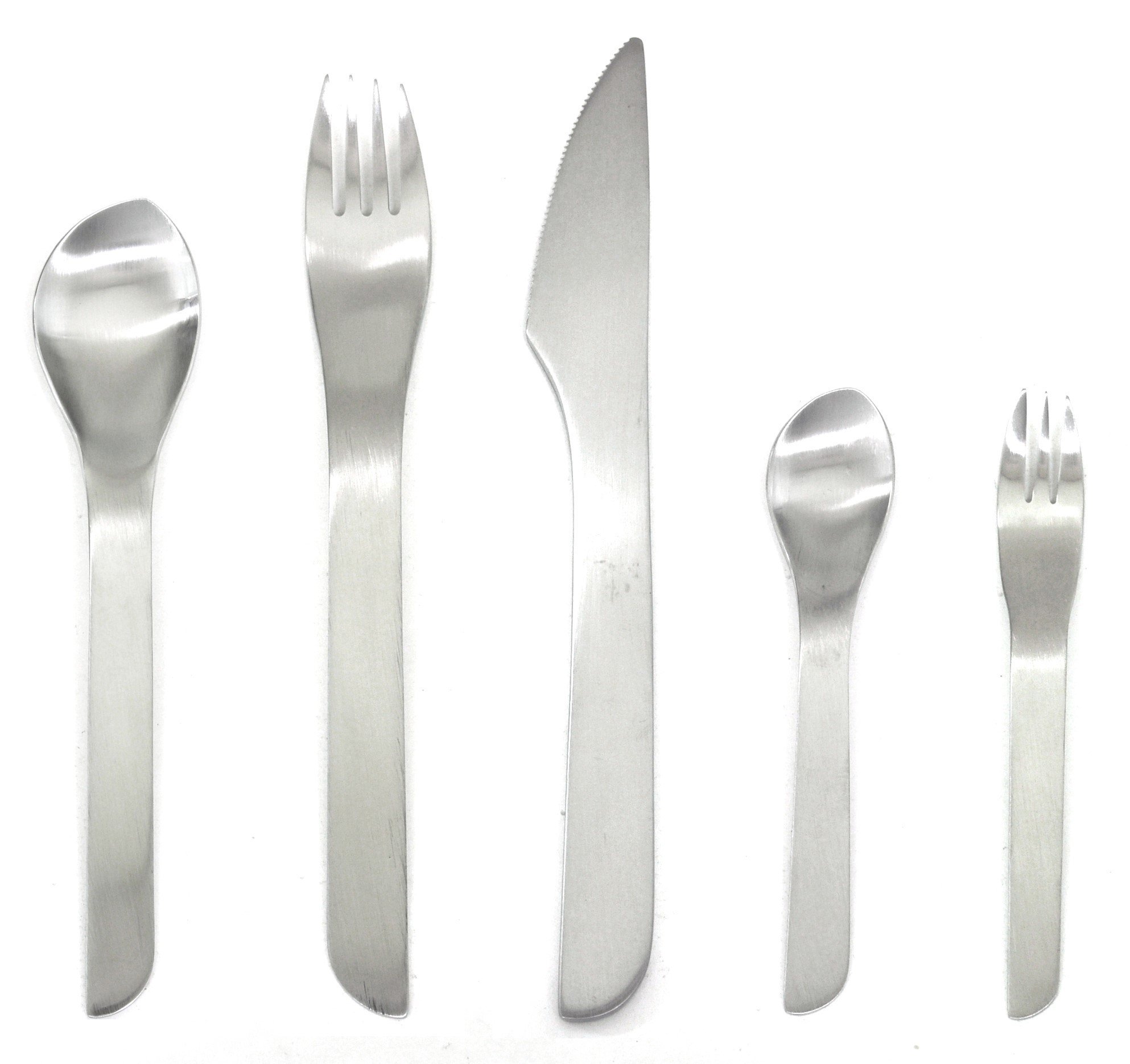 Premium MEPRA Stainless Steel Cutlery Set - Brushed Finish Knife Fork Spoon Set for Dining, Kitchen & Camping - Durable Cutlery Accessories for Home, Restaurant & Outdoor Use