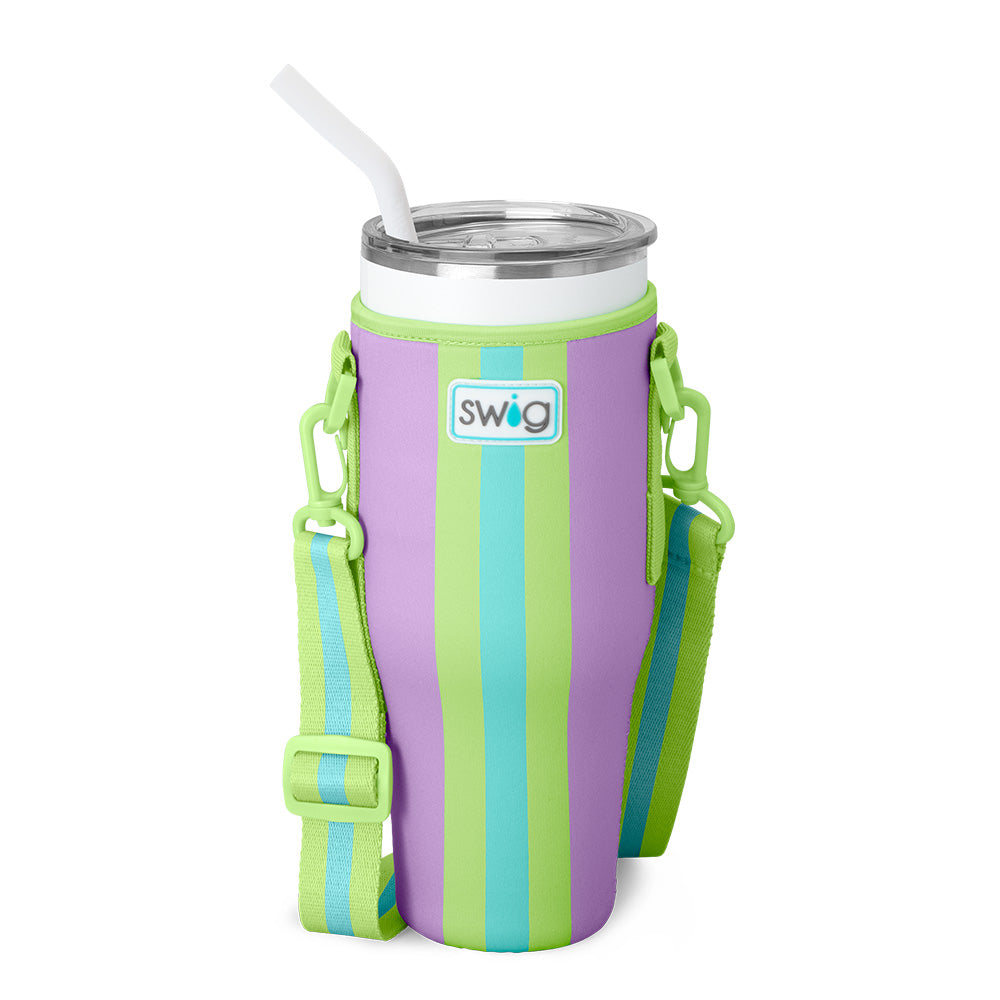 40oz Ultra Violet Mega Mug Sling - Insulated Stainless Steel Tumbler with Handle & Lid for Hot/Cold Drinks - Perfect for Camping, Hiking, Travel & Outdoor Adventures
