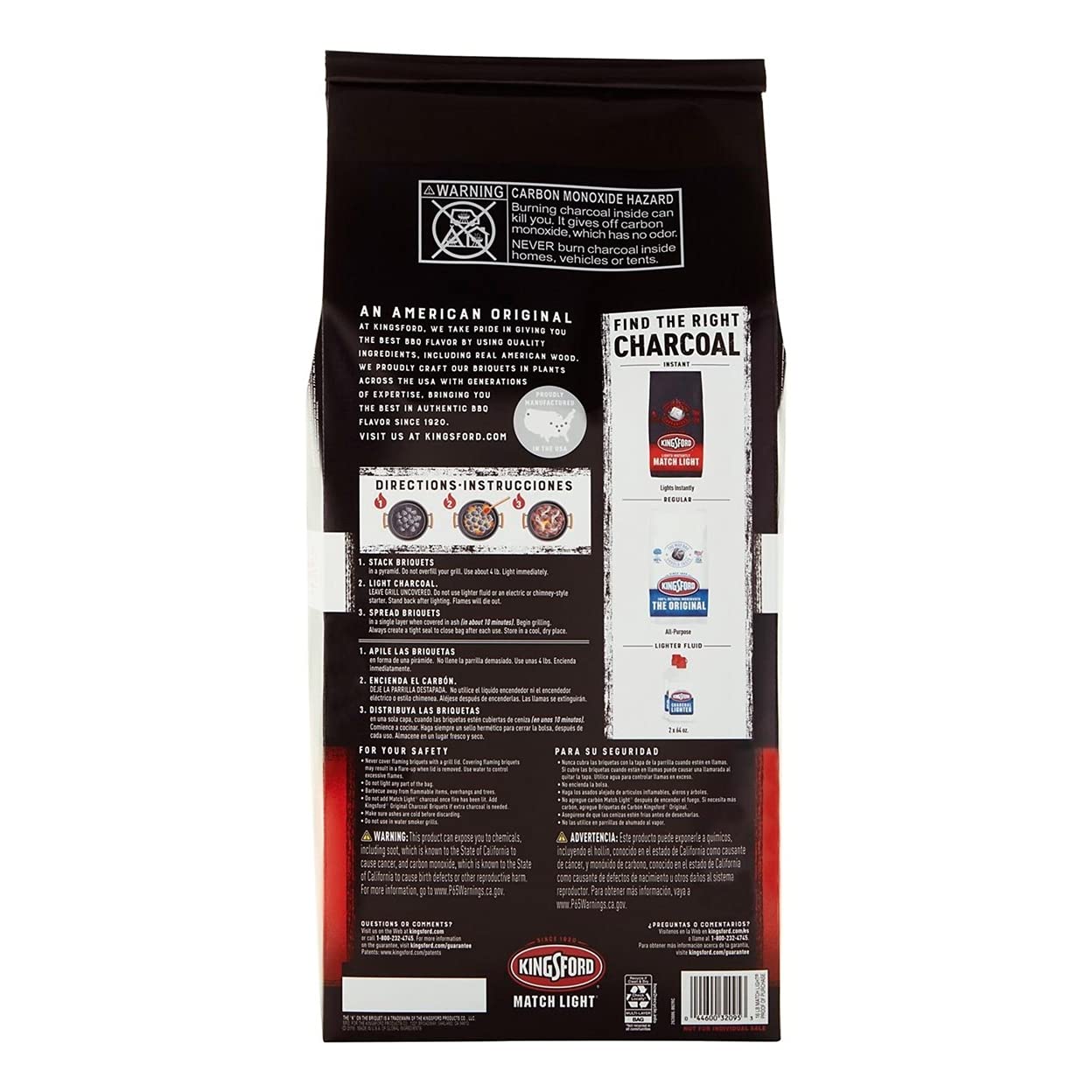 Kingsford MatchLight Instant Lighting Charcoal Briquettes for Grilling, BBQ, and Outdoor Cooking – Perfect for Backyard, Camping, and Tailgating