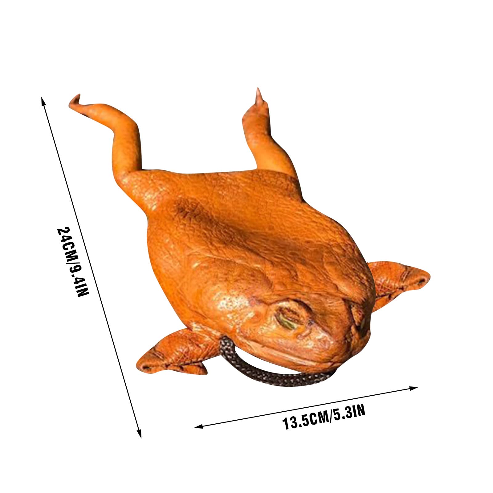 Funny Sugar Cane Toad Full-Body Purse - Frog Coin Wallet & Home Decor - Unique Gift for Animal Lovers - Perfect for Halloween, Cosplay & Novelty Storage (One Size)
