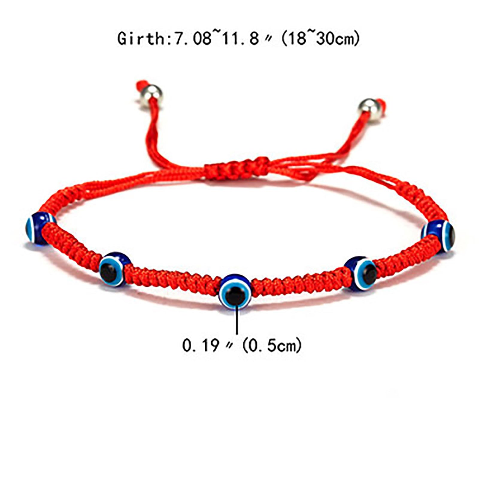 Boho Evil Eye Bracelet & Anklet Set - Handmade Adjustable Red String Kabbalah Bracelet with Turkish Blue Glass Beads for Luck & Protection | Spiritual Jewelry Gift for Women, Men, Teens | Perfect for Everyday Wear, Meditation & Travel