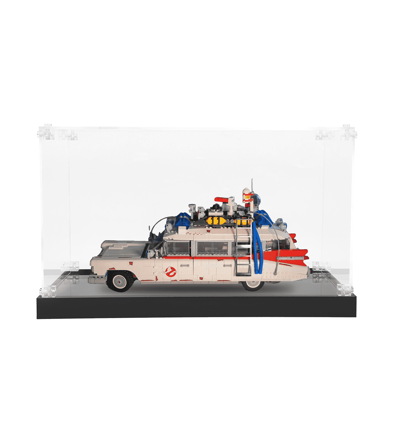 LEGO Ideas Ghostbusters Ecto-1 21108 Display Case - Clear Acrylic Protector for Collectible Model Car - Perfect for Showcase, Home Decor & Gift Giving