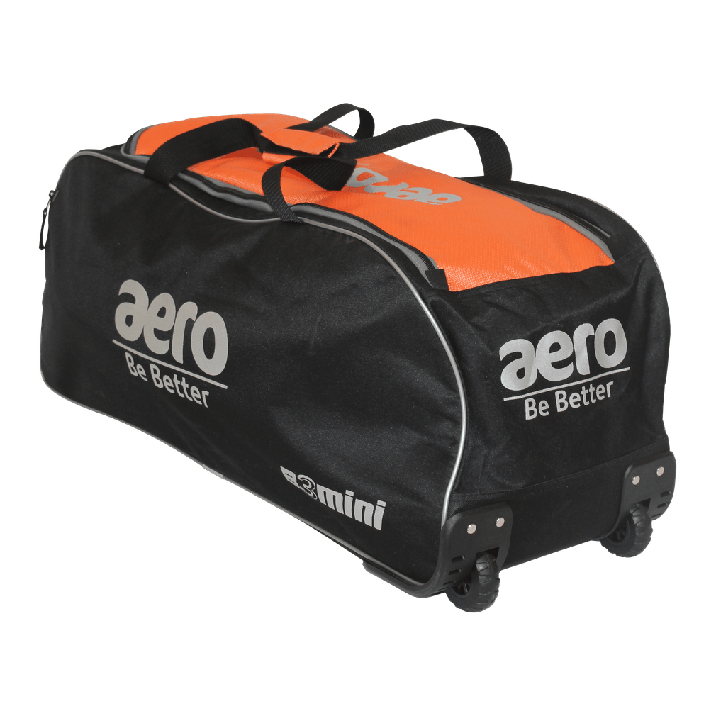 Aero B3 Mini Wheelie Cricket Bag - Lightweight Rolling Cricket Gear for Travel & Practice | Perfect for Kids & Adults Training, Matches, and Sports Storage