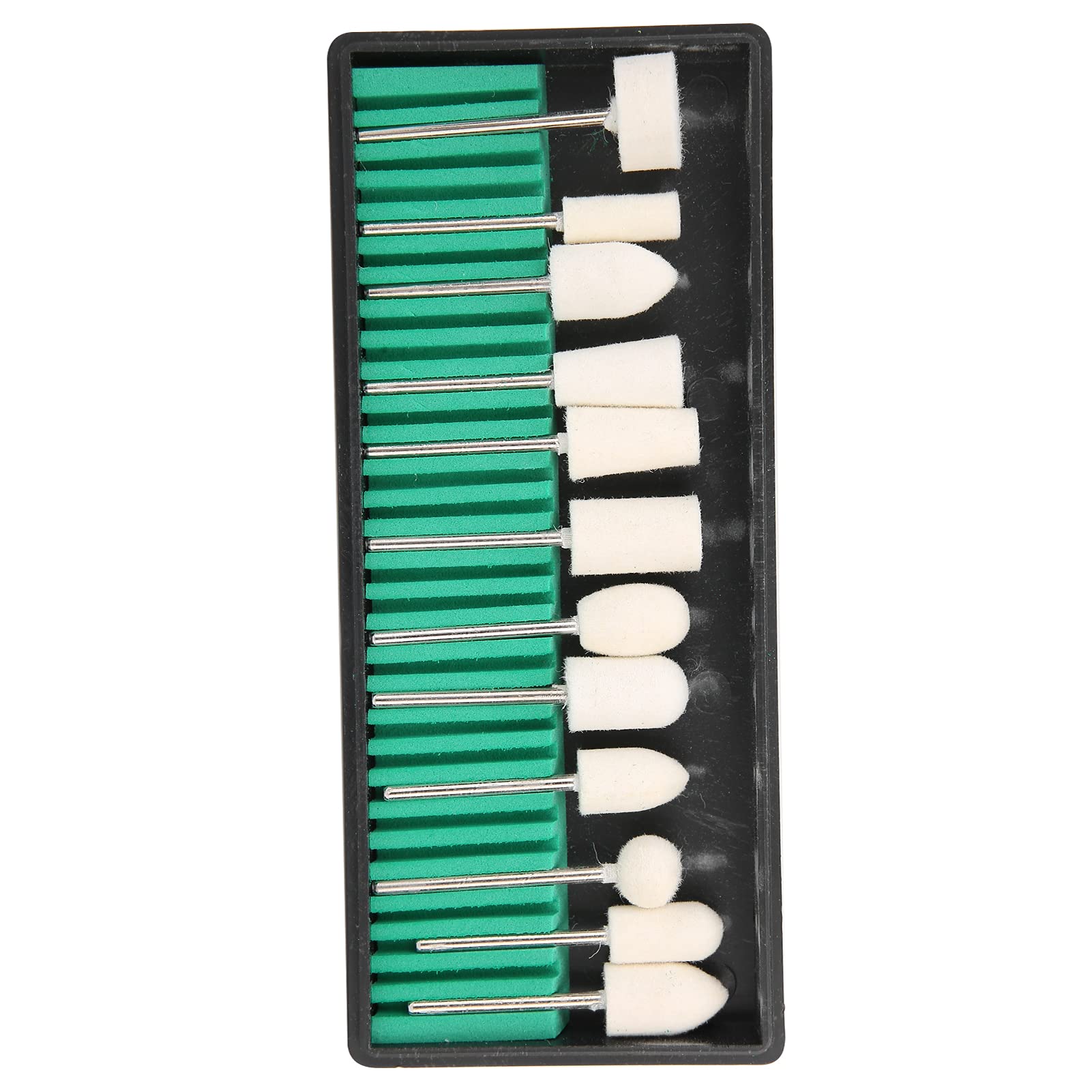 12pcs Soft Nail Drill Bits for Professional & Home Manicure - Nail Polishing Heads for Salon & DIY Nail Care - Perfect for Acrylic, Gel & Natural Nails
