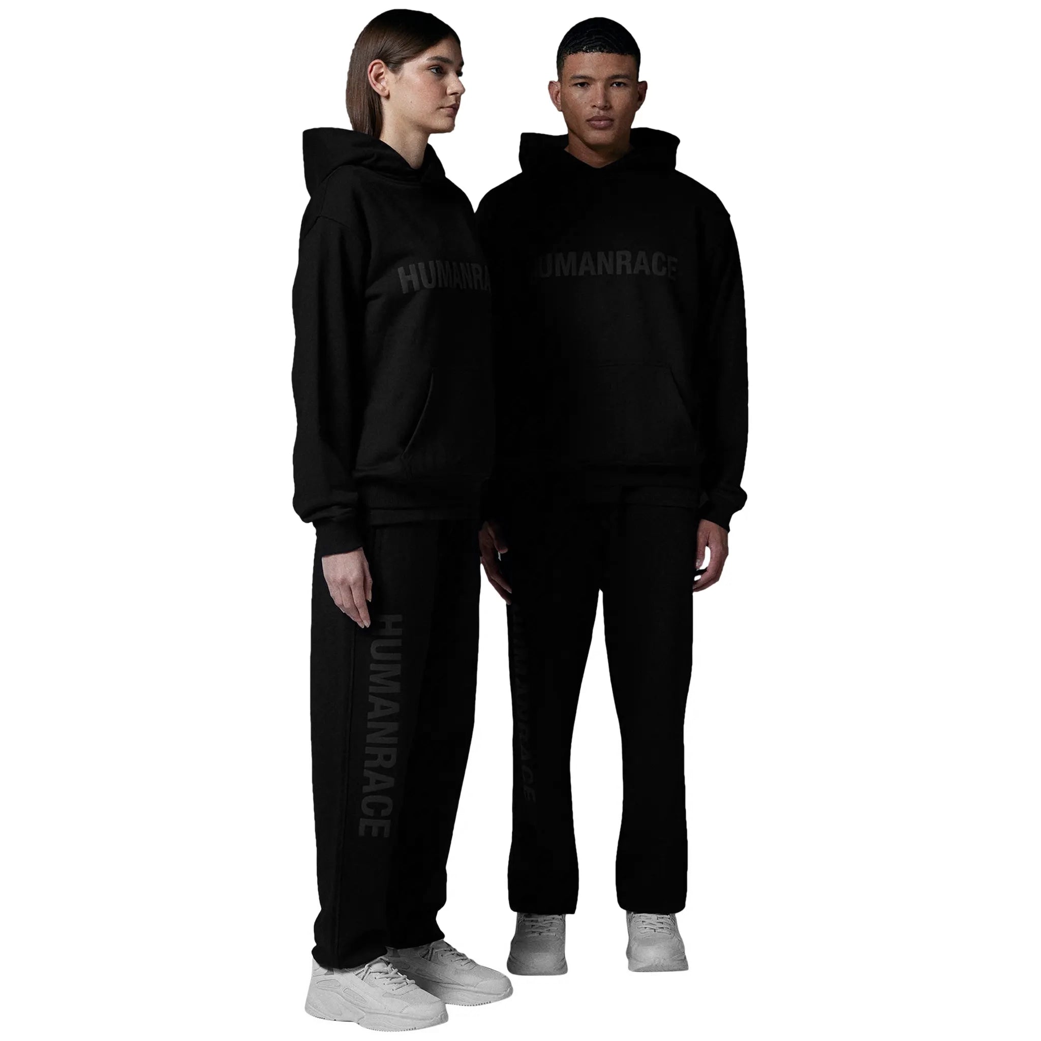 Human Race Human Jet Black Hoodie - Stylish & Comfortable Men's Pullover Sweatshirt for Casual Wear, Street Fashion & Gym
