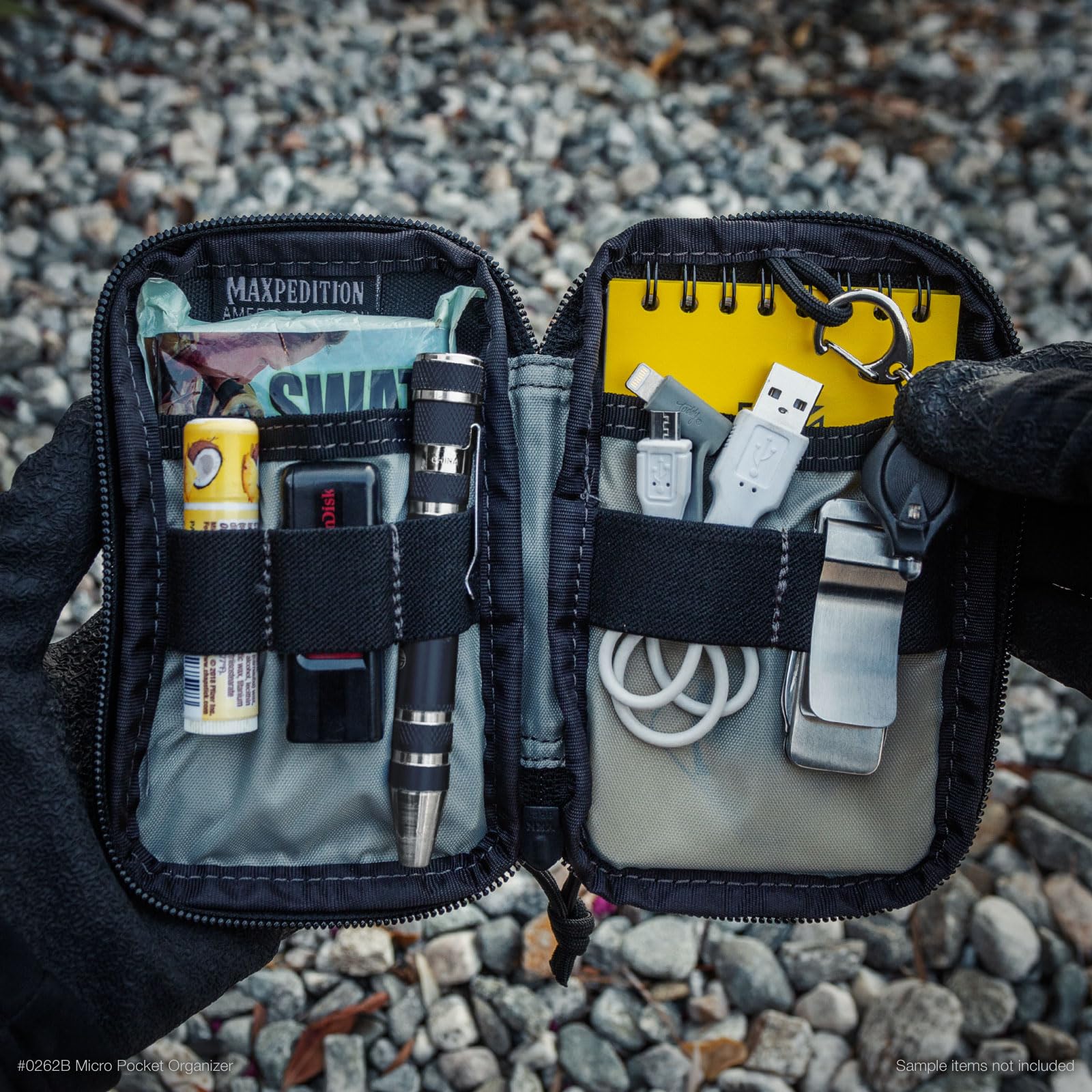 Maxpedition Micro Pocket Organizer - Compact EDC Gear Pouch for Tactical, Hiking & Outdoor Essentials | Water-Resistant Utility Bag for Men & Women
