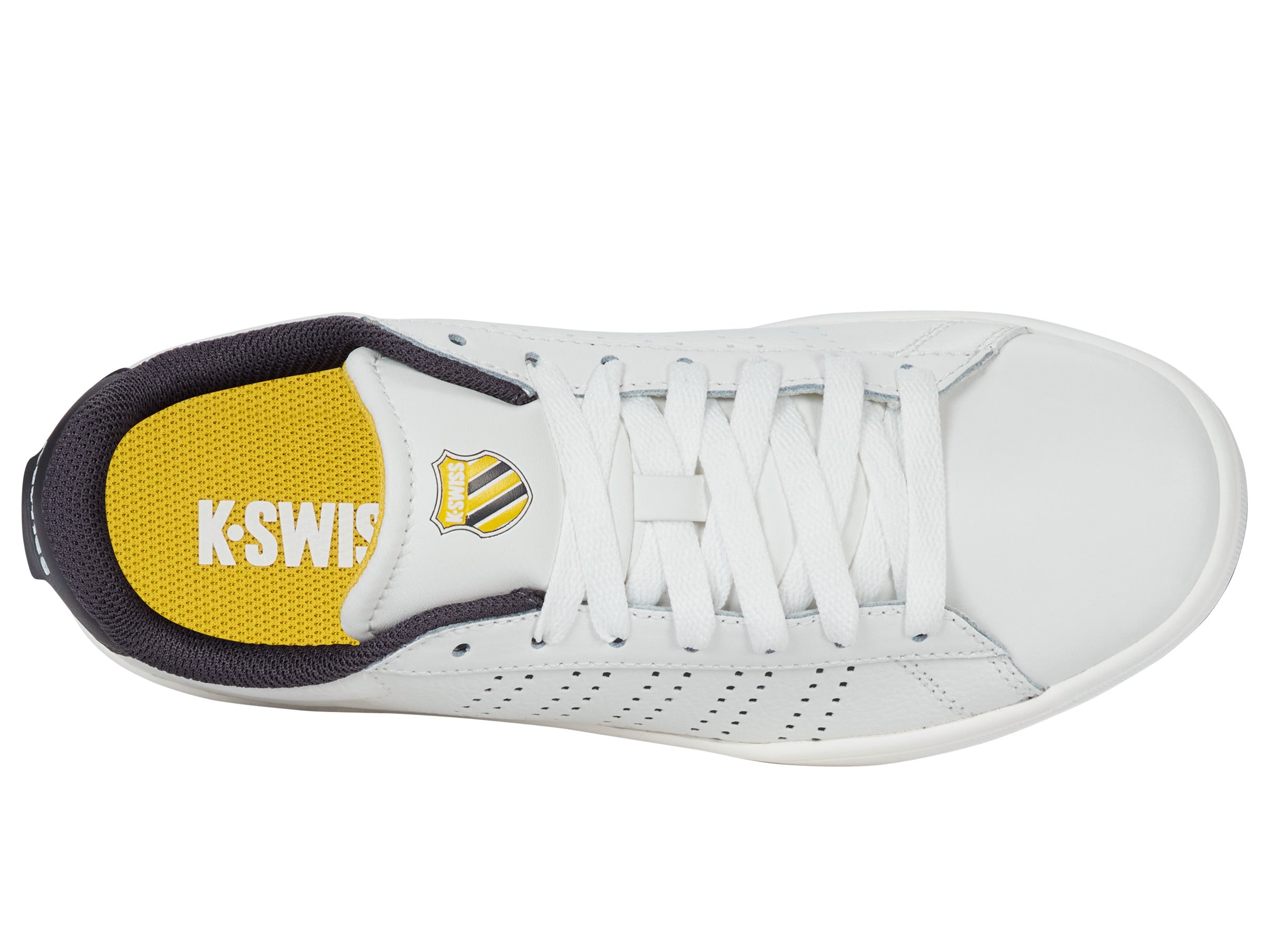 Nike Court Base II Men's Sneakers - White/Asphalt/Dandelion - Comfortable & Stylish for Casual Wear, Tennis & Everyday Use