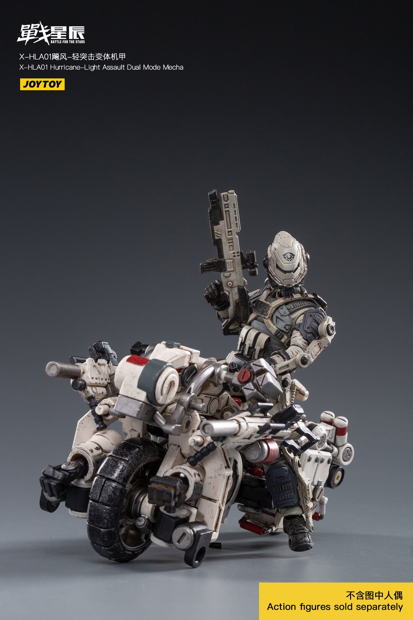 JOYTOY 1/18 Scale Transformable Mecha Model - HLA01 Hurricane Light Assault Action Figure | Collectible Robot Toy for Adults & Kids | Perfect for Display, Gifts & Anime Fans