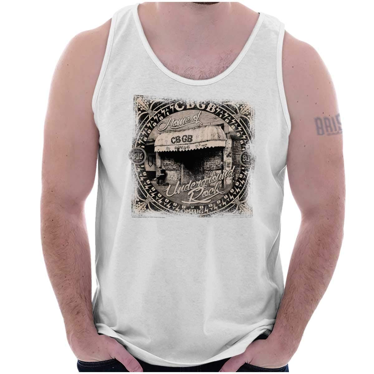 CBGB Vintage Rock Band Tank Top for Men & Women - Classic Underground Music T-Shirt - Perfect for Concerts, Festivals & Casual Wear