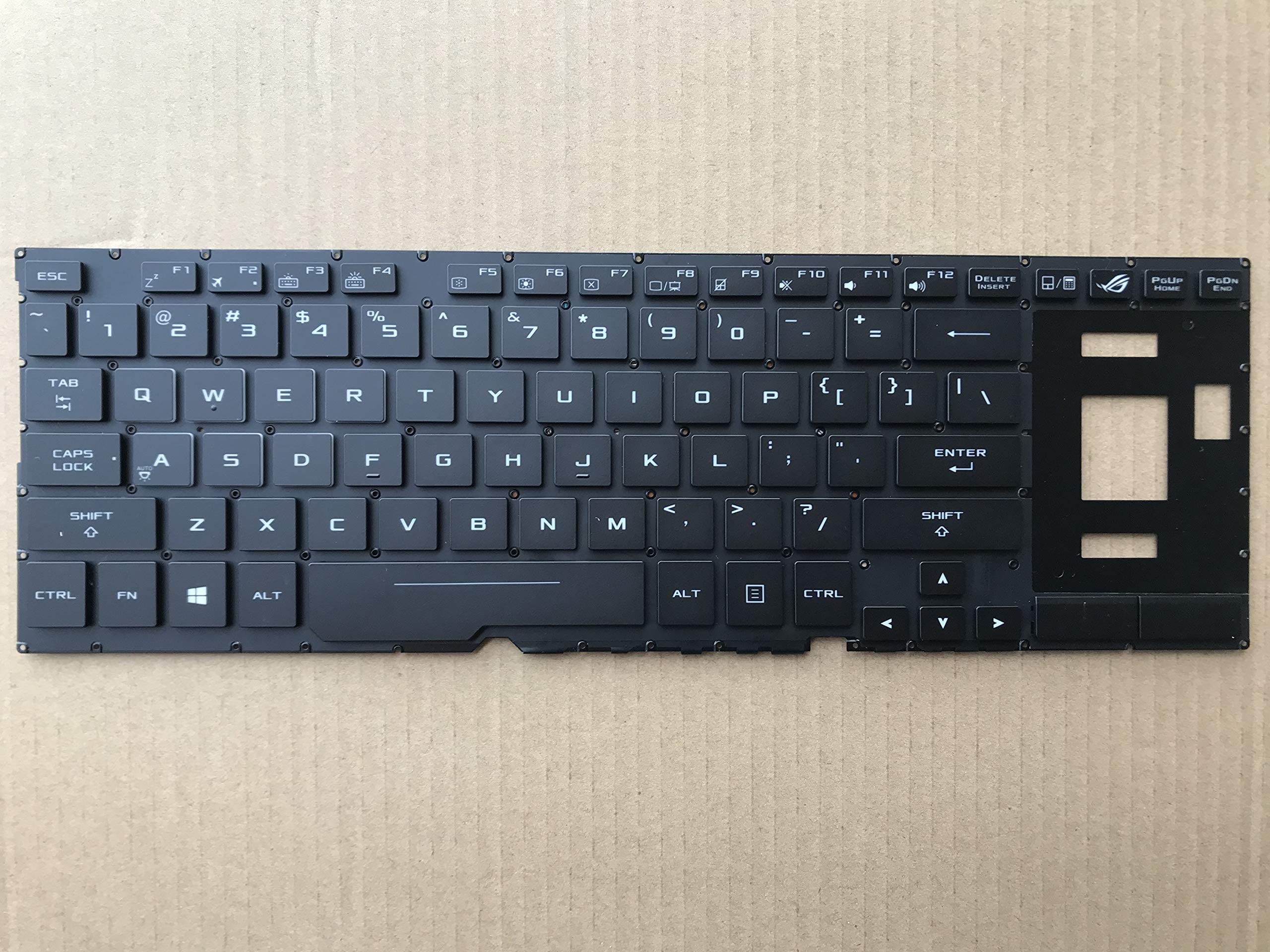 ROG Zephyrus GX531GS Backlit Keyboard - US Layout for Gaming Laptops
