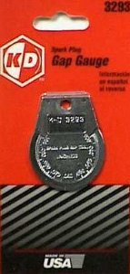 KD Spark Plug Gap Gauge Tool 0.020 to 0.100 Inch - Professional Ignition Gap Measuring Tool for Cars, Motorcycles, Lawn Mowers & Small Engines - Perfect for DIY Auto Repair & Tune-Ups