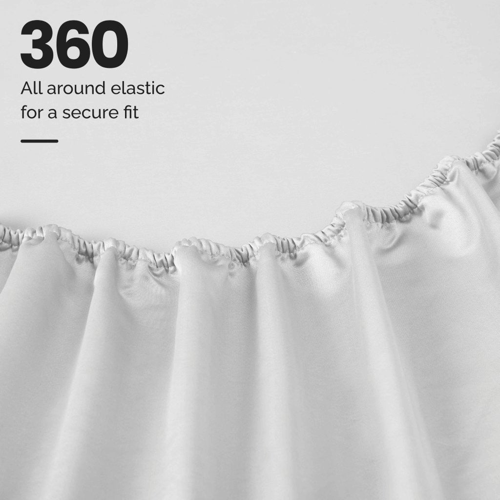 Luxury 1200 Thread Count Egyptian Cotton Deep Pocket Bed Sheet Set - Queen Size, Soft & Breathable for Ultimate Comfort - Perfect for Master Bedroom, Guest Room & Hotel Use
