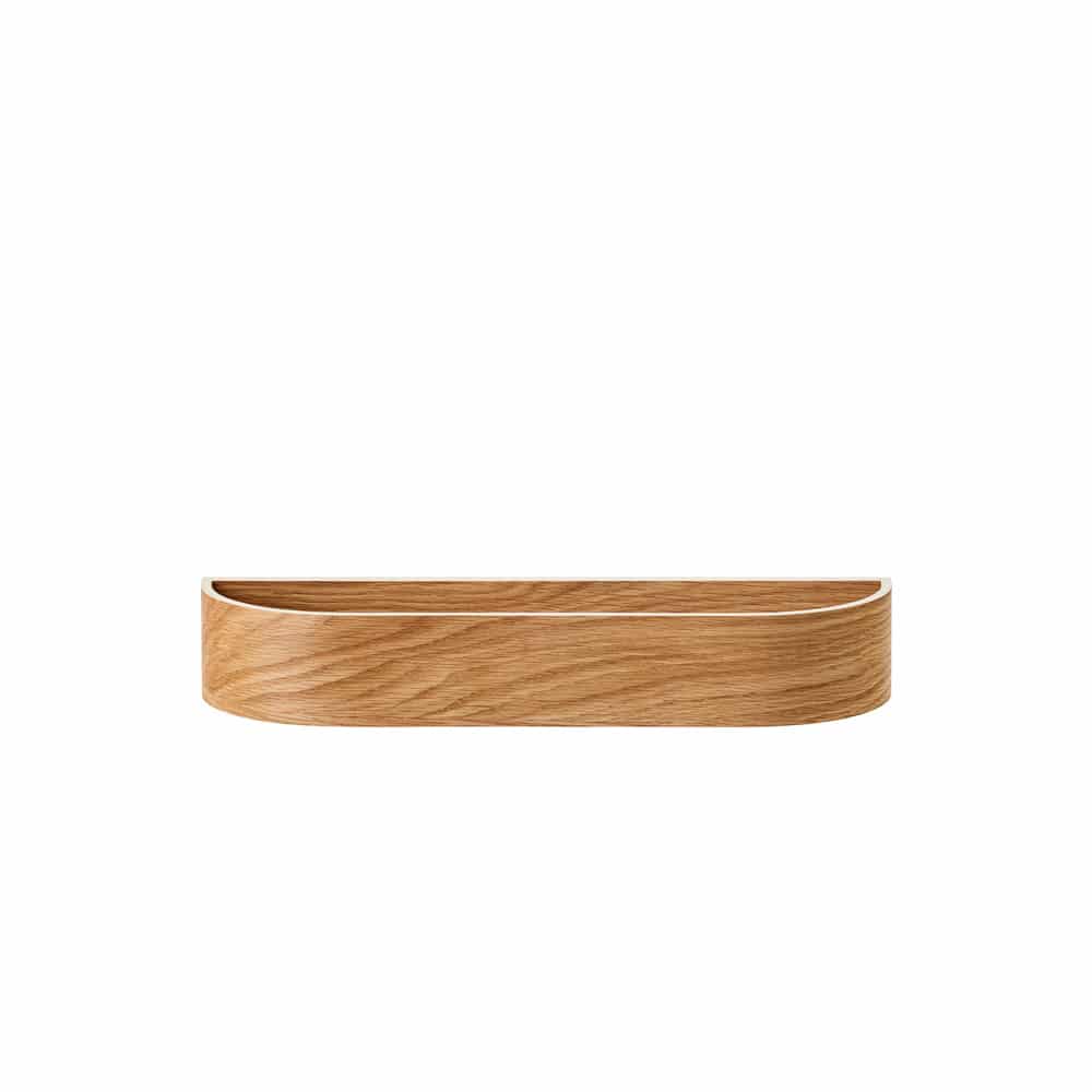 AUDO CPH Epoch Floating Wall Shelf - Natural Oak Wood - 2 Size Options - Perfect for Living Room, Bedroom & Office Storage Decor