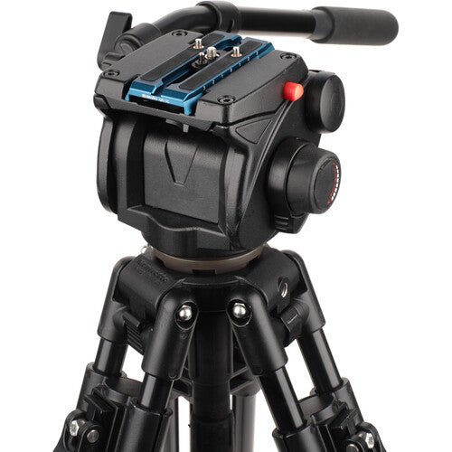Benro KH25PC Professional Video Tripod with Fluid Head - Lightweight Aluminum Tripod for DSLR Cameras, Camcorders | Perfect for Vlogging, Live Streaming & Outdoor Filming