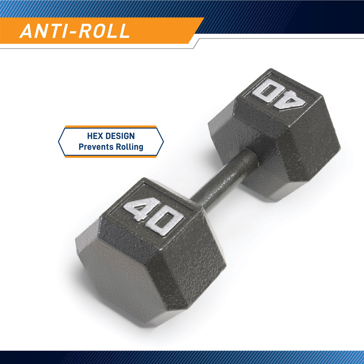 Marcy 40lb Hex Dumbbell Set - IV 2040 for Home Gym, Strength Training & Weightlifting | Perfect for CrossFit, Bodybuilding & Fitness Workouts