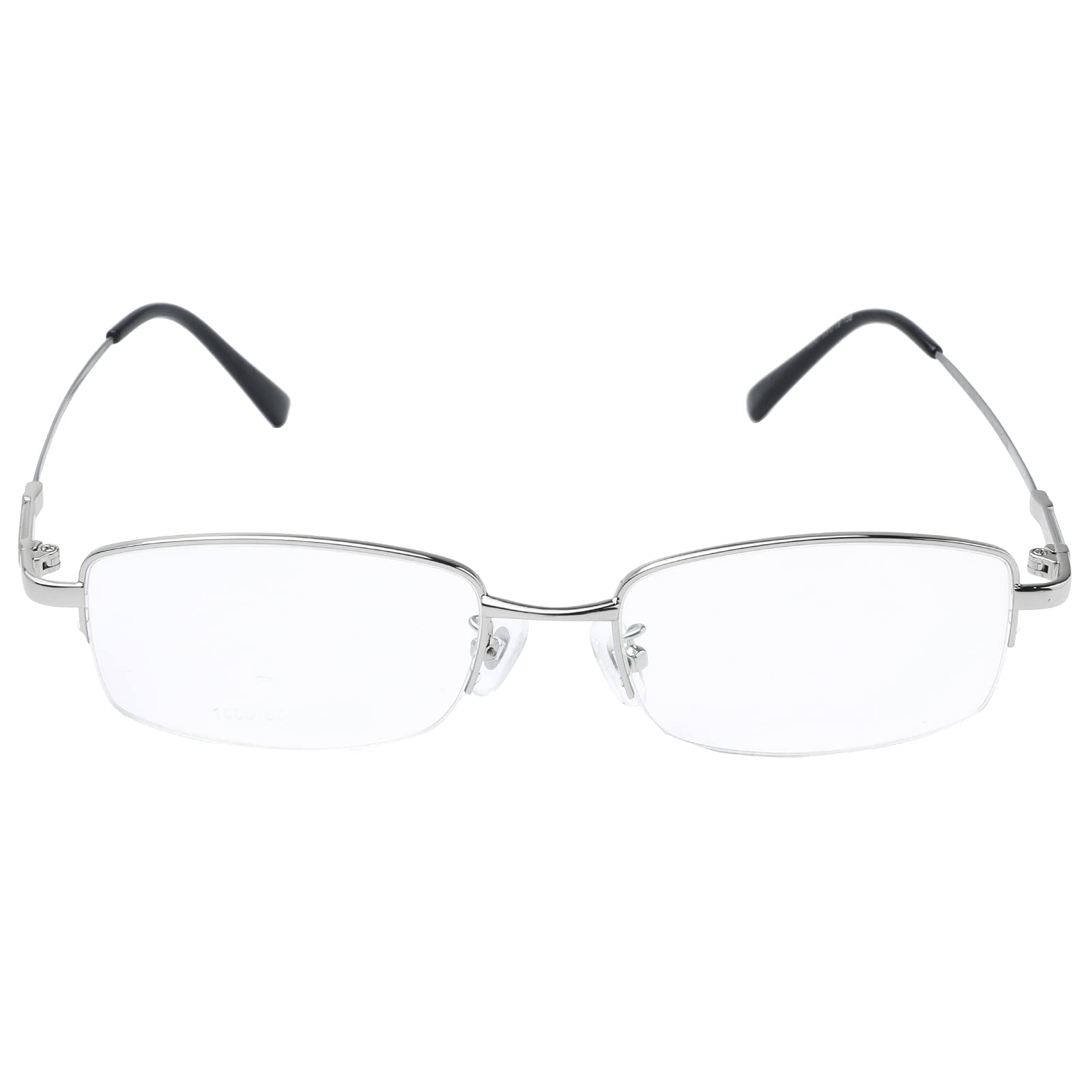 Blue Light Blocking Glasses for Computer & Digital Screens - Anti Eyestrain, Myopia & UV Protection - Half Frame Distance Reading Glasses for Work, Gaming & Online Study