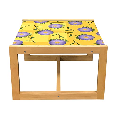 Blue Violet and Mustard