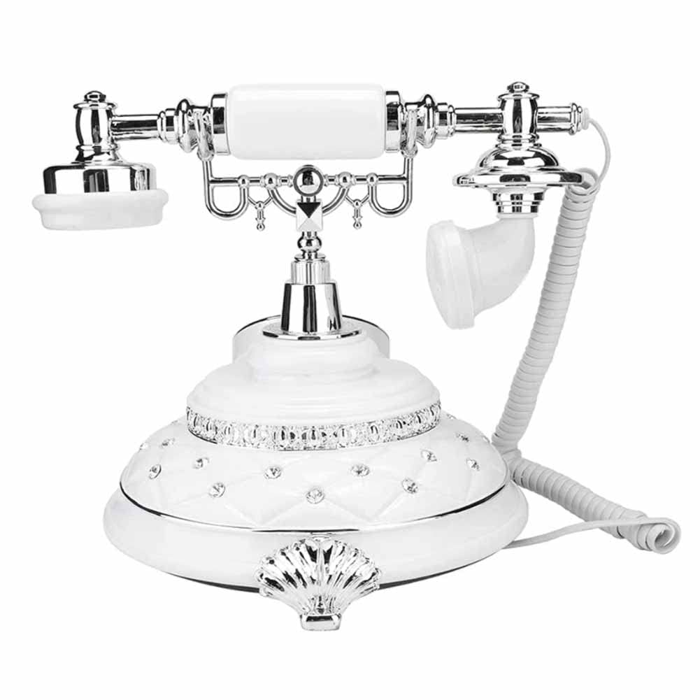 Vintage Retro Landline Telephone - Classic Push Button Dial Home Phone with Antique Design for Office, Hotel & Home Decor | Perfect for Vintage Themed Rooms, Retro Parties & Collectors