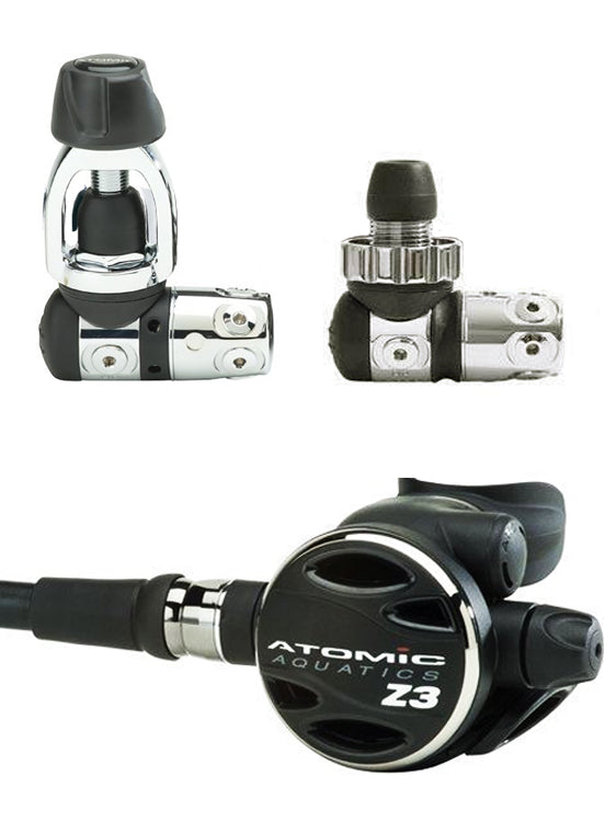 Atomic Aquatics Z3 Scuba Diving Regulator - Premium Performance for Deep Sea & Recreational Diving - Perfect for Underwater Exploration & Professional Use