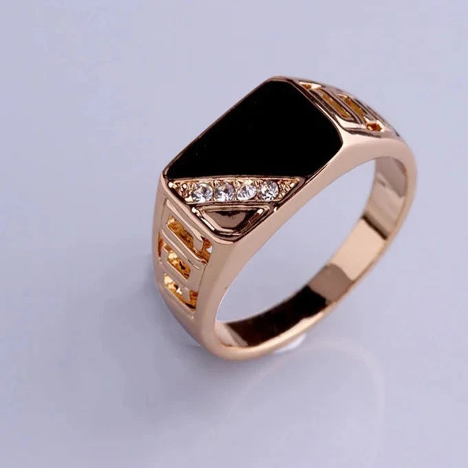 Diamond Sparkle Ring for Women - Elegant 14K Gold Plated Cubic Zirconia Wedding Engagement Promise Band - Perfect for Anniversaries, Proposals & Special Occasions