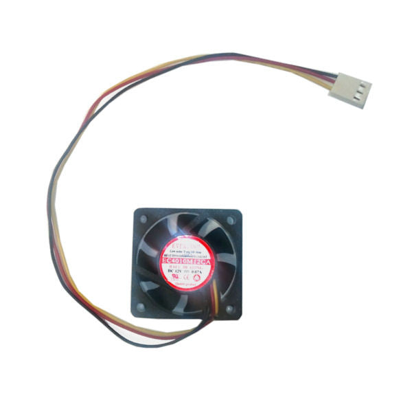 Evercool 40mm x 40mm x 10mm 3-Pin Cooling Fan EC4010M12CA - Perfect for PC Case, CPU Cooler & Electronics Cooling