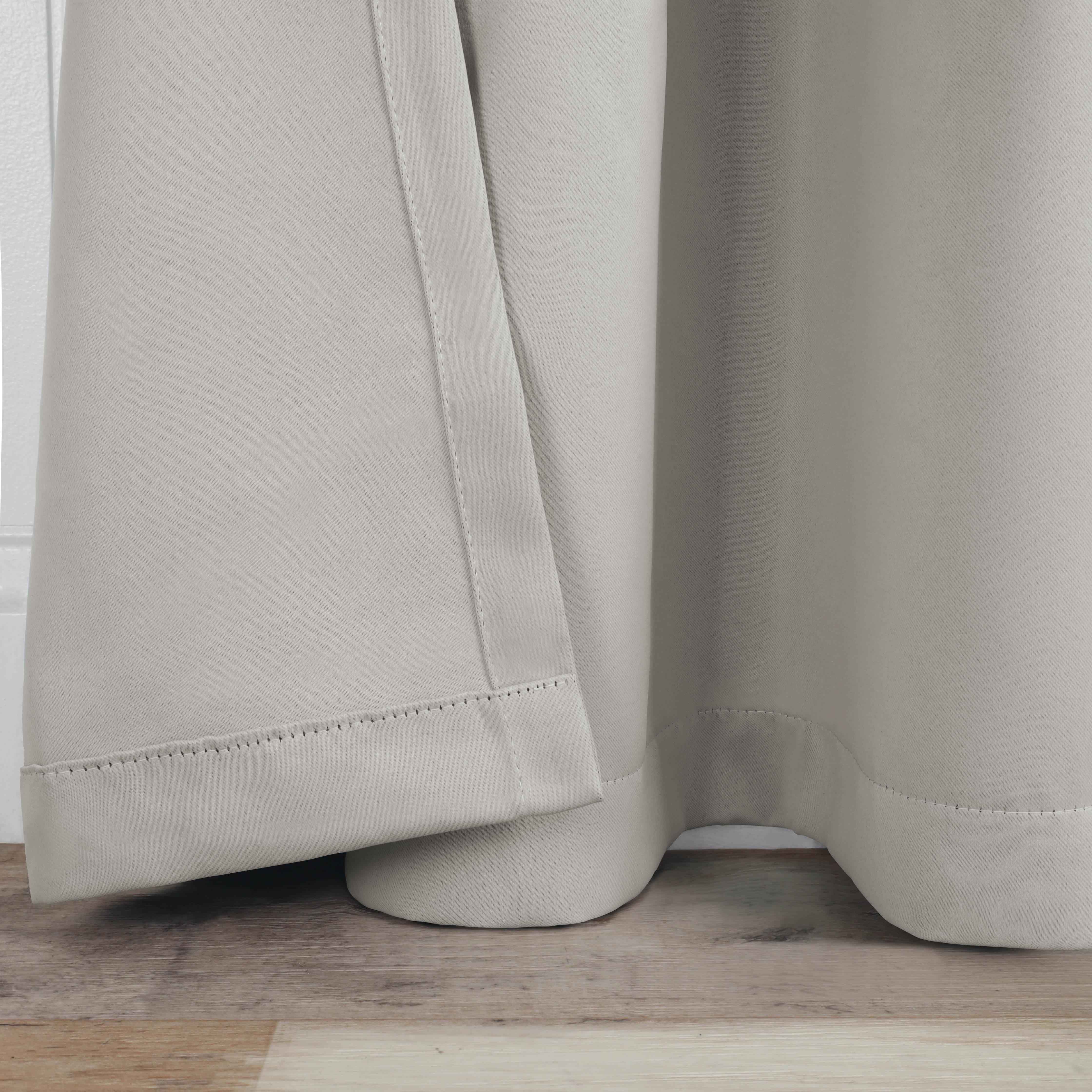 Blackout Curtains for Bedroom - Solid Room Darkening Back Tabs Window Drapes, Set of 2 Panels - Perfect for Nursery, Home Theater & Light Sleepers