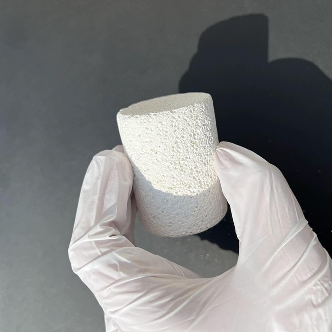 High Temperature Quartz Tube Plug - 90mm x 65mm Corundum Furnace Plug for Laboratory & Industrial Use (OD: 100mm) - Perfect for Heat Insulation in Kilns, Furnaces & High-Temp Experiments