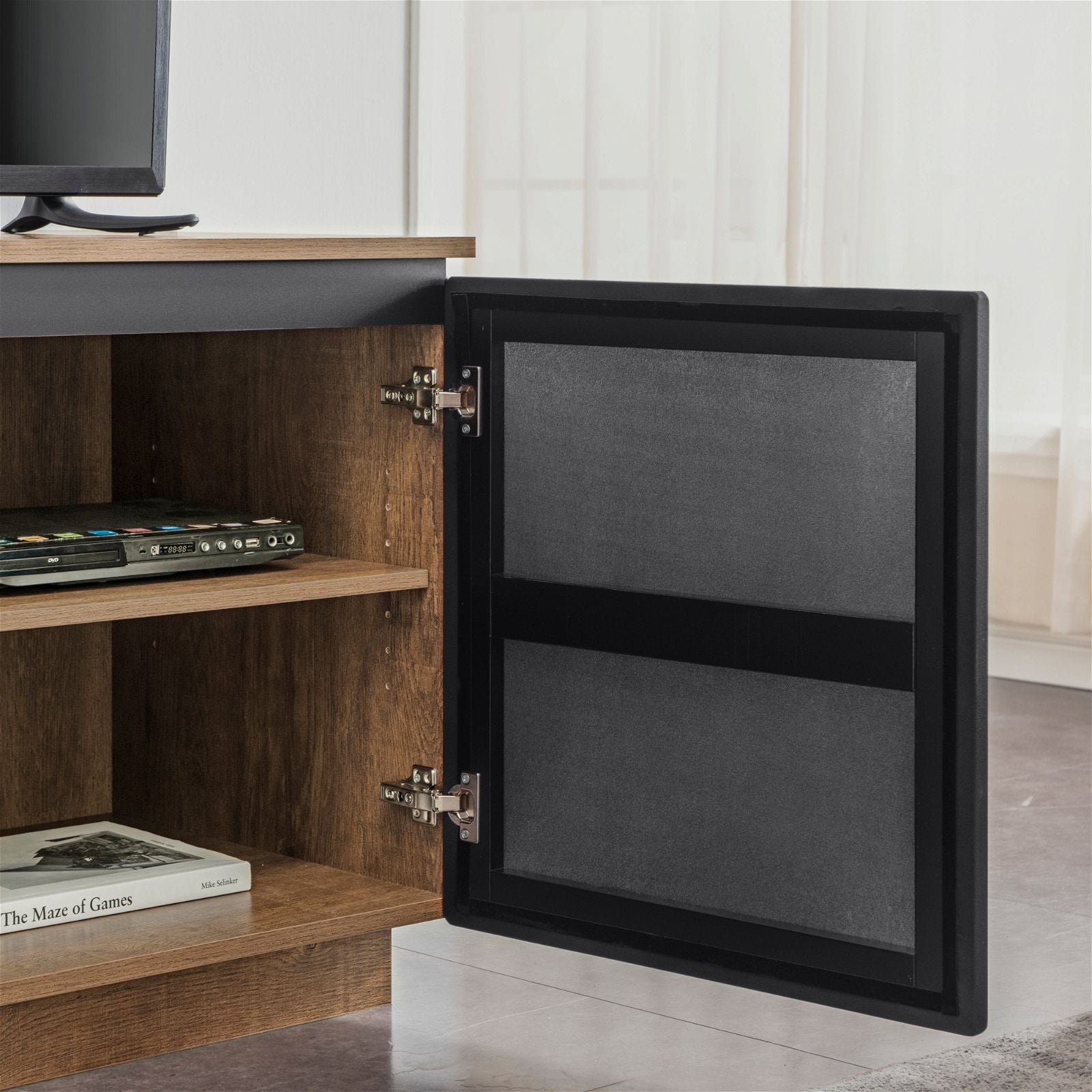 Tauris Hollywood 1800DO TV Stand Entertainment Center - Modern Media Console for Living Room, Home Theater & Gaming Setup