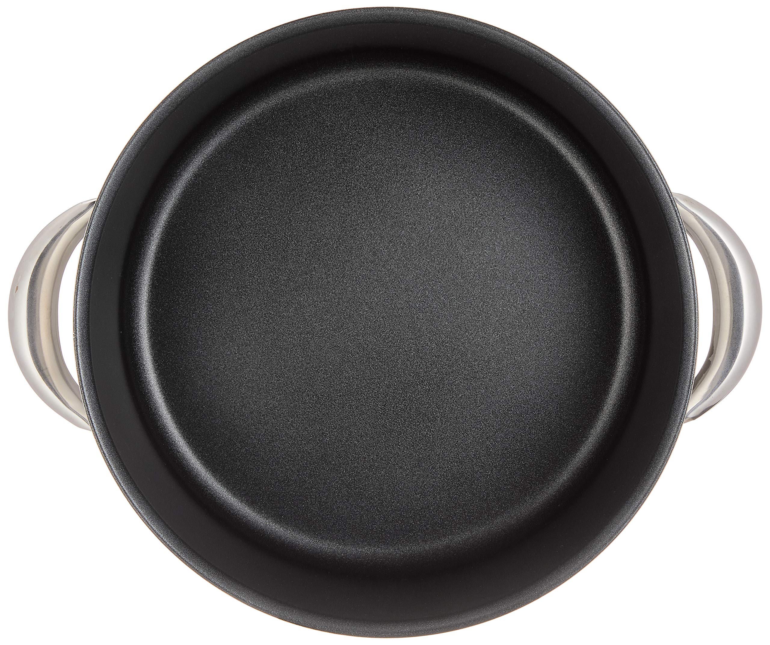 EBM Molybdenji II Plus 9.4 Inch (24 cm) Half Size Nonstick Cooking Pot - Perfect for Boiling, Steaming & Slow Cooking - No Lid Included