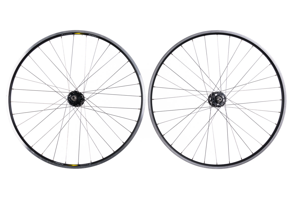 Alex Rims AT450 700c Aluminum Clincher Wheelset - Lightweight Road Bike Wheels for Racing & Training | Perfect for Road Cycling & Endurance Rides