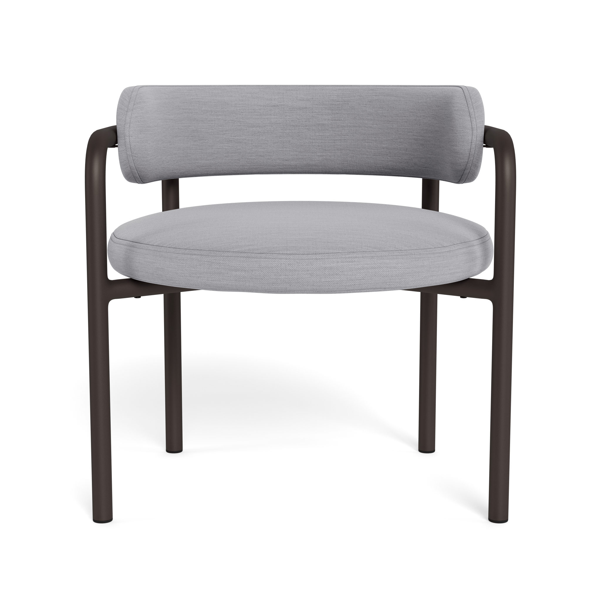 Porto Aluminum Club Chair - Lightweight Outdoor Patio Furniture for Garden, Poolside & Deck - Modern All-Weather Lounge Chair with Cushion (Optional) - Perfect for Relaxing, Sunbathing & Entertaining Guests