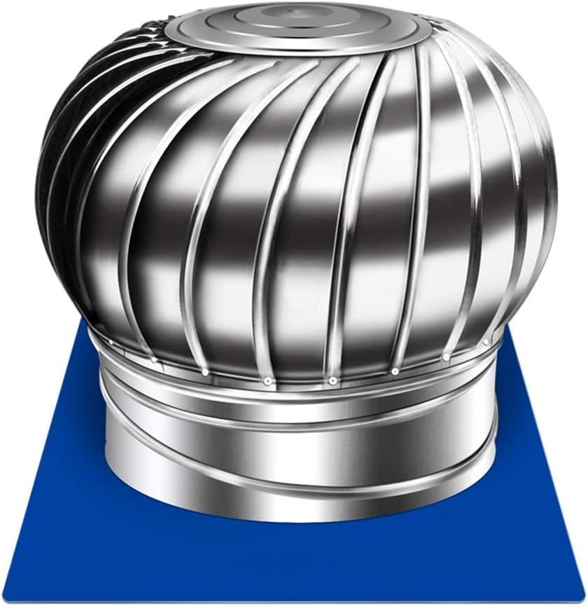 Stainless Steel Revolving Chimney Cowl - 150mm/5.9 Inch Rotating Vent Spinner for Anti-Downdraught | Durable Weatherproof Design for Chimneys, Exhaust Vents & Roof Pipes | Perfect for Home, RV & Outdoor Use