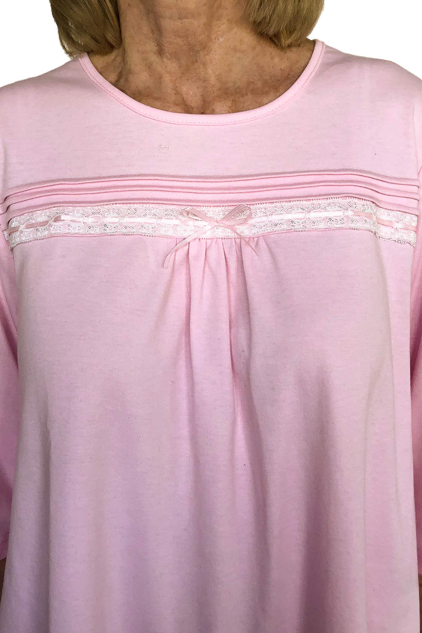 Ovidis Adaptive Nightgown for Elderly & Disabled Women - Comfortable Sleepwear for Seniors with Limited Mobility - Perfect for Nighttime Care & Assisted Living