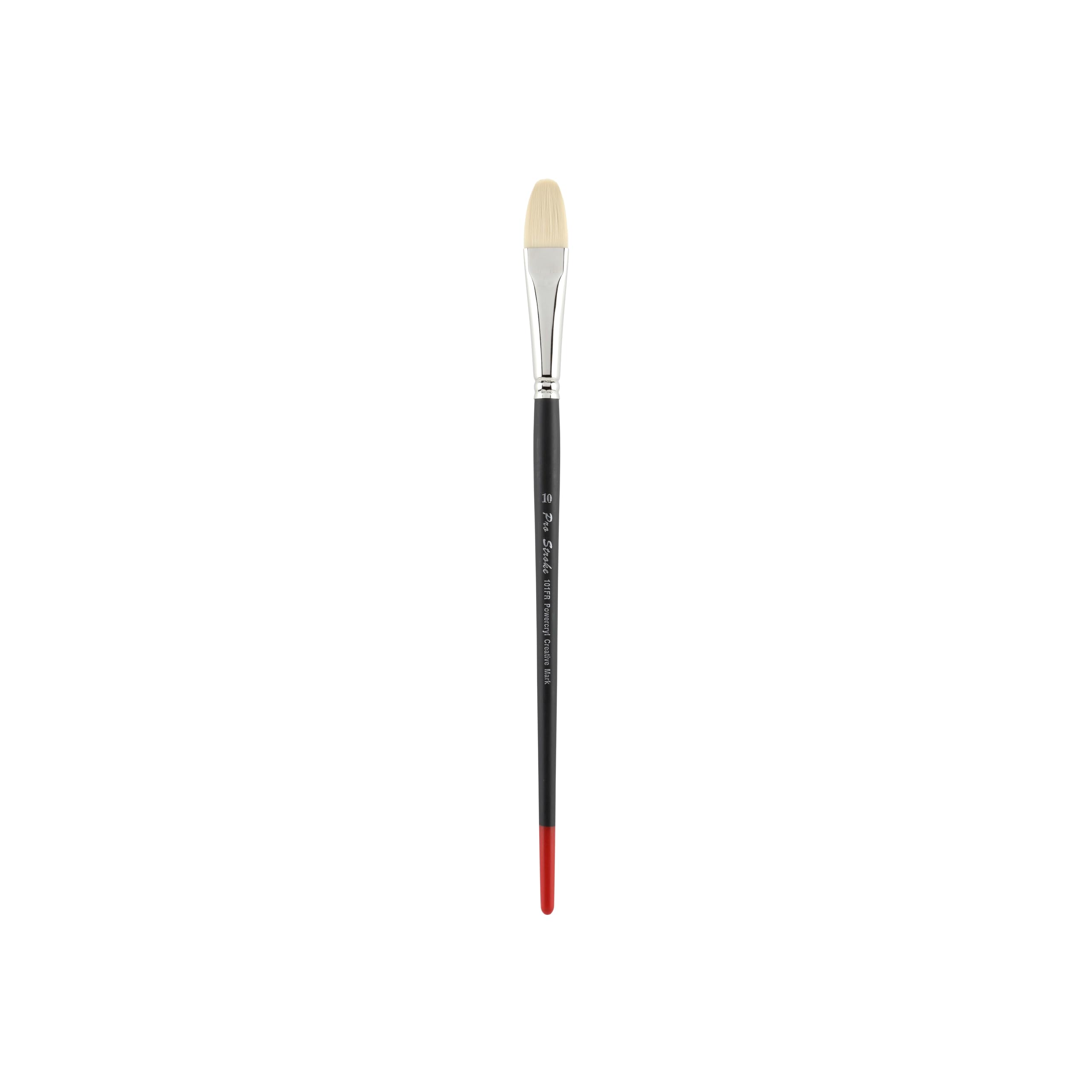 Creative Mark Powercryl Ultimate Acrylic Paint Brushes - Filbert #10 | Professional Artist Paint Brushes with 3 Synthetic Hair Diameters | Perfect for Heavy Acrylics & Water Soluble Oils | Ideal for Canvas Painting, DIY Art Projects & Professional Artwork