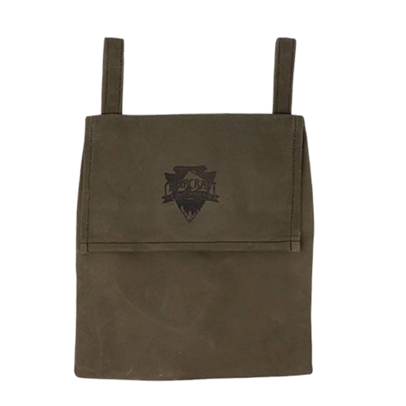 Campcraft Outdoors Traditional Canvas Haversack - Durable & Water-Resistant Crossbody Bag for Hiking, Travel & Everyday Use