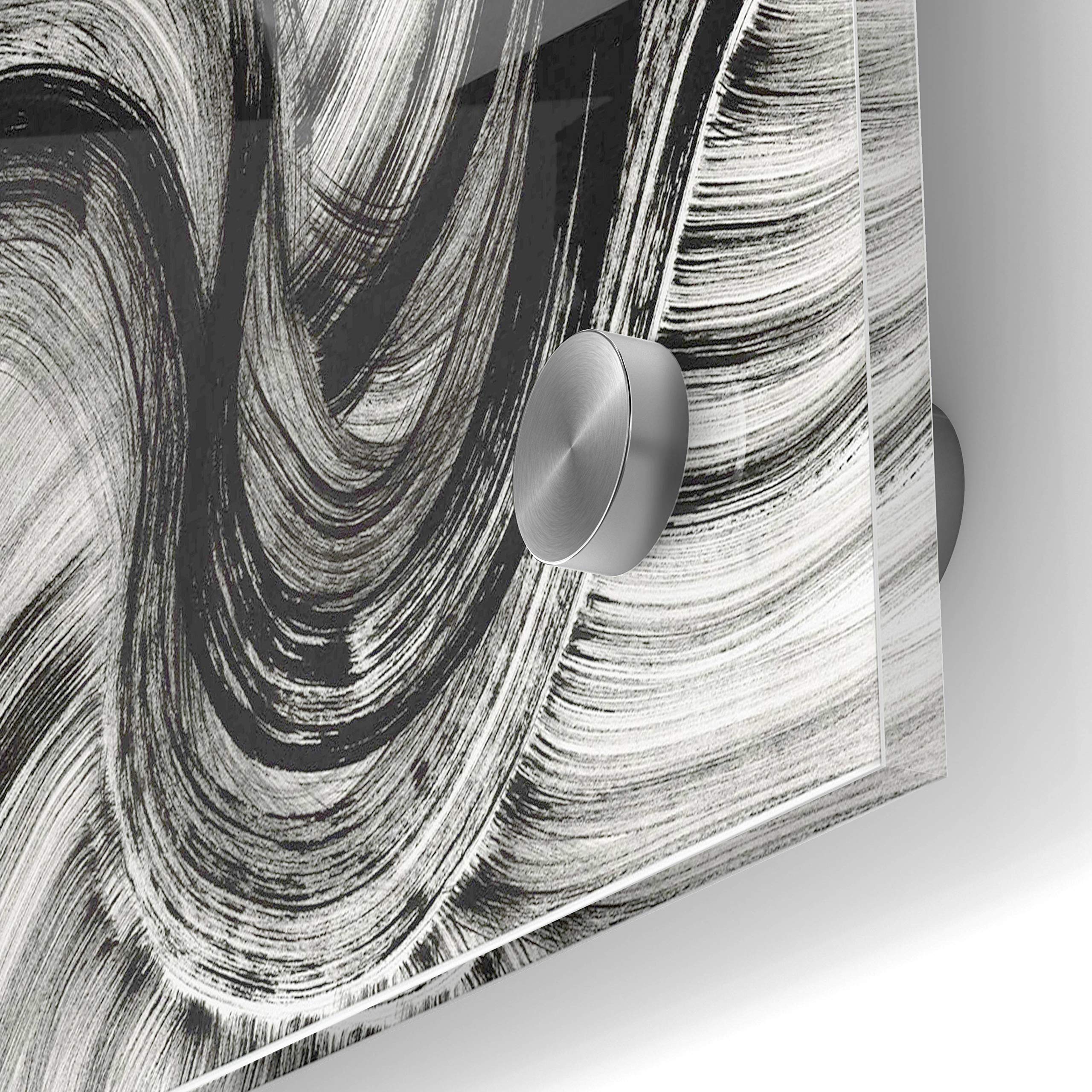 Epic Art 'Cyclone' Acrylic Glass Wall Decor - 24x36 Inches Modern Abstract Painting for Living Room, Bedroom & Office