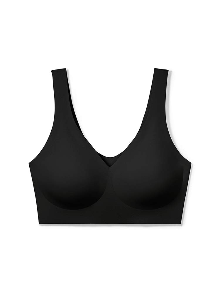 True & Co Women's True Body Boost V Neck Bra - Comfortable Wireless Lingerie for Everyday Wear | Perfect for Work, Yoga & Lounge