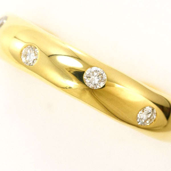 18K Yellow Gold Diamond Ring with Certificate - Elegant Wedding Band, Anniversary Gift for Her, Perfect for Engagement & Special Occasions