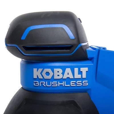 Kobalt Brushless 24V Cordless Random Orbital Sander - Powerful & Lightweight for Woodworking, Sanding, and DIY Projects