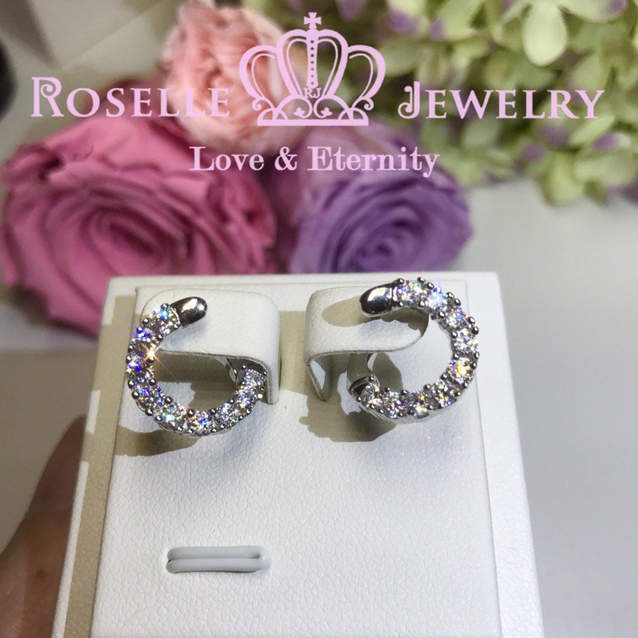 Trendy Front & Back Hoop Earrings for Women - Dangle Drop Statement Jewelry - Perfect for Parties, Date Nights & Special Occasions