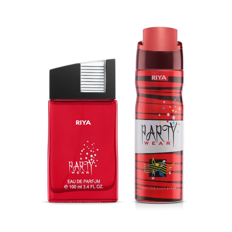 Riya Women's Perfume 100ml & Deodorant 200ml Combo Set - Long Lasting Floral Fragrance for Women - Perfect for Daily Wear, Office, Date Night & Special Occasions