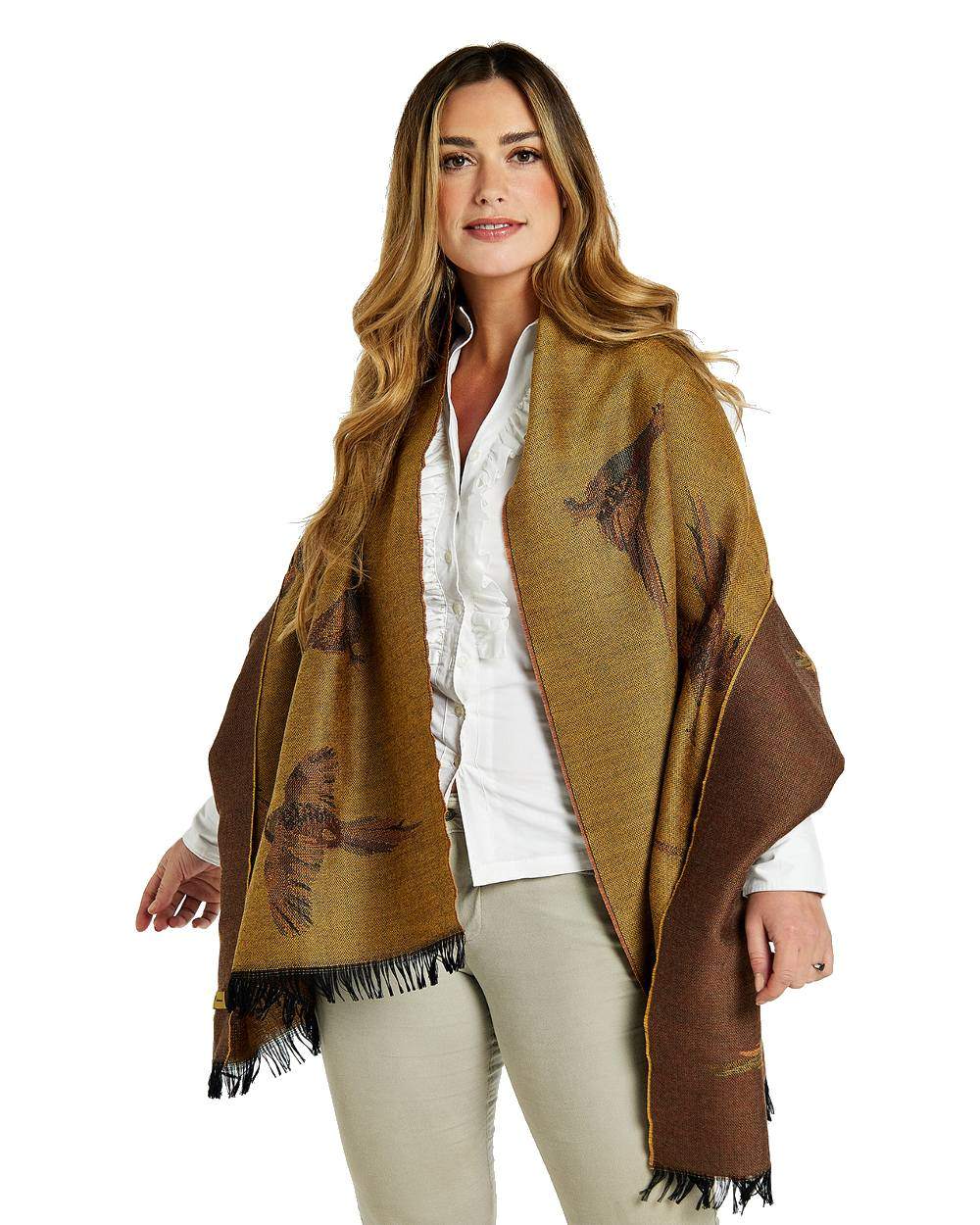 Dubarry Birchdale Wool Stole - Warm & Soft Cashmere Blend Wrap Scarf for Women - Perfect for Winter, Fall & Outdoor Activities