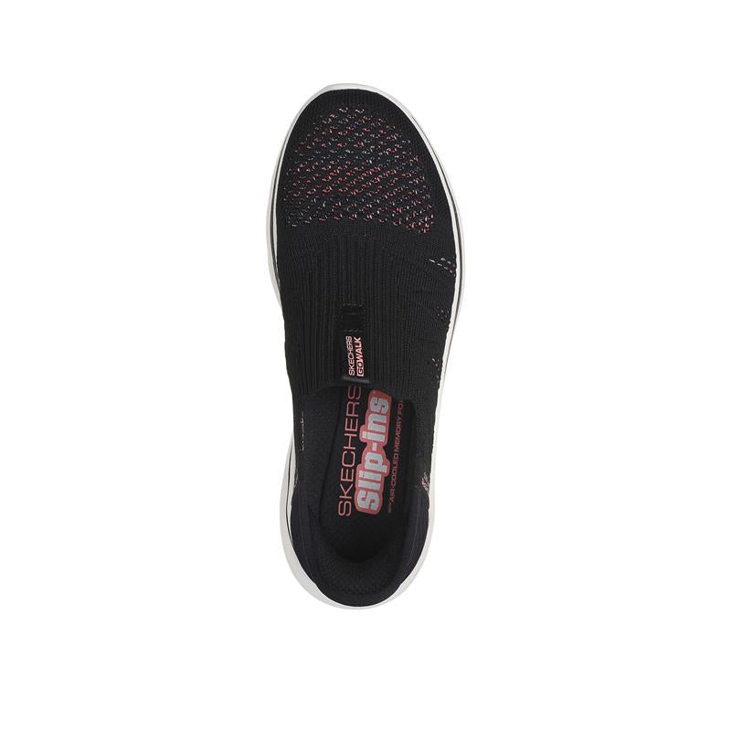 Skechers GO WALK 7 Slip-On Walking Shoes for Men & Women - Comfortable Lightweight Sneakers for Walking, Travel & Everyday Wear (Style# 125222/BKMT)