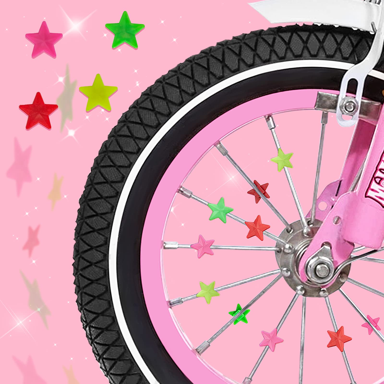 **Unicorn Bike Basket Set for Girls - Handlebar Bicycle Basket with Necklace, Bell, Streamers, Wheel Beads & Sunglasses - Fun Bike Decorations for Kids' Rides & Outdoor Adventures**