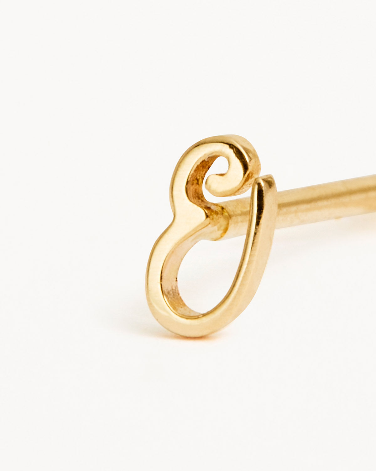 14K Solid Gold Love Letter Earrings - Dainty Romantic Jewelry for Women - Perfect Gift for Anniversary, Valentine's Day & Everyday Wear